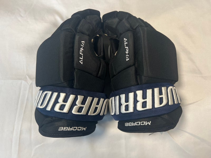 Warrior Alpha QX Toronto Maple Leafs Flipside Gloves 13" Pro Stock (New)