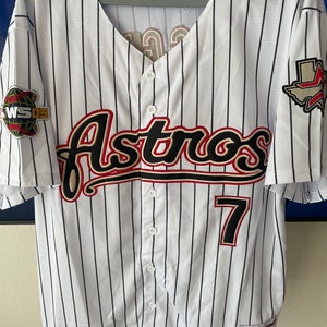 Houston Astros retro men’s large jersey Craig Biggio
