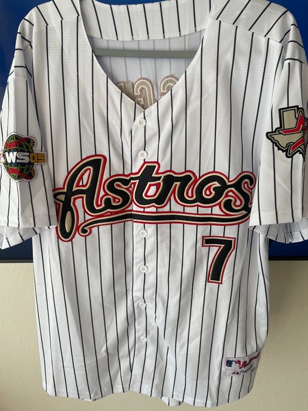 Houston Astros retro men’s large jersey Craig Biggio