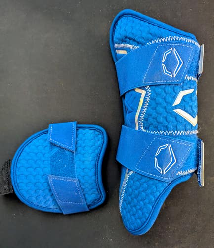 EvoShield Pro-SRZ 2.0 Batter's Leg Guard - Royal Blue - RH Batter