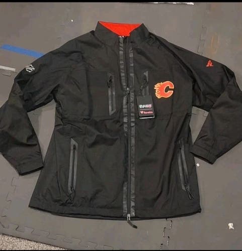 Calgary Fames Fanatics Authentic Pro Jacket