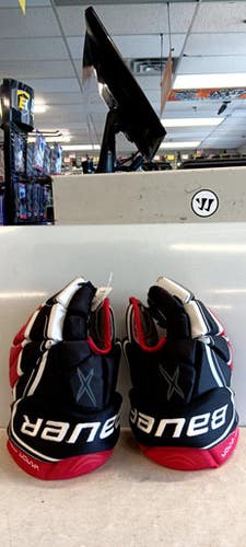 Used Bauer VAPOR X800 LITE Senior Gloves None 14" 11858-S000078159