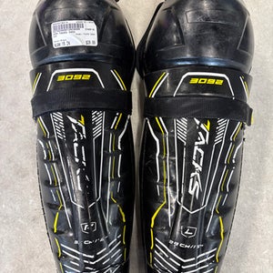 Used CCM TACKS 3092 Senior Shin Guards Black 15" 11858-S000078078