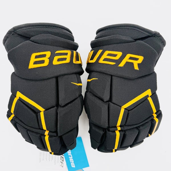 New Colorado College Bauer Ultrasonic Hockey Gloves-14"
