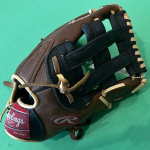 Brown Adult Rawlings Premium Series RH Baseball Glove 12" (Used)