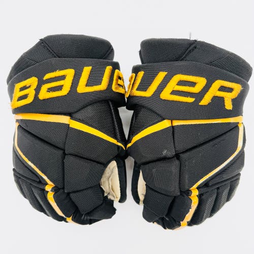 Colorado College Bauer Vapor Hyperlite Hockey Gloves-13”
