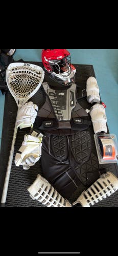 New and used lacrosse goalie equipment! Adult large / xl