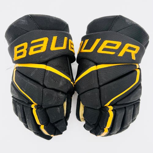Colorado College Bauer Vapor Hyperlite Hockey Gloves-14”