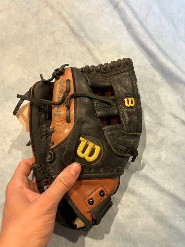 Black Wilson A500 LH Baseball Glove 11" (Used)
