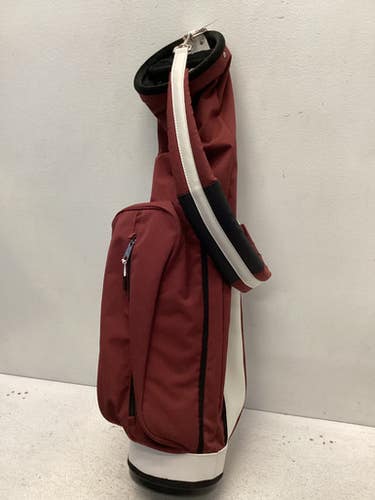 Used Jones PLAYERS SERIES Mens Cart Bag Wine Red 11443-S000197055