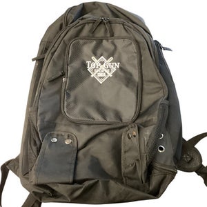 Used TOP GUN BAT BAG BB/SB Player Backpack Black 11760-S000080734