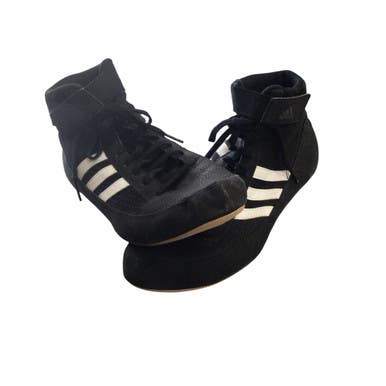 Used Adidas Wrestling Shoes Black Senior 12 11760-S000080714
