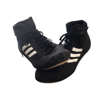 Used Adidas Wrestling Shoes Black Senior 12 11760-S000080714