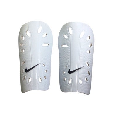 Used Nike Soccer Shin Guards Adult White LG 11760-S000080712