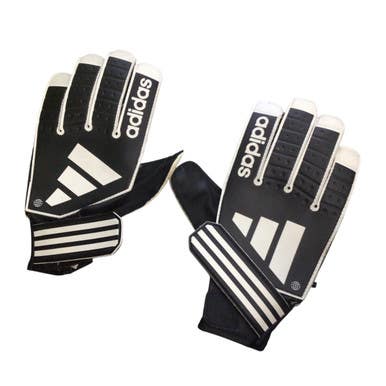 Used Adidas KEEPER GLOVES Soccer Goalie Gloves Black 9 11760-S000080709