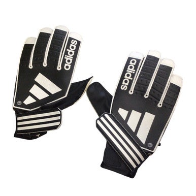 Used Adidas KEEPER GLOVES Soccer Goalie Gloves Black 9 11760-S000080709