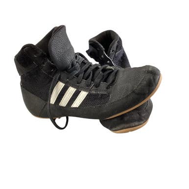 Used Adidas Wrestling Shoes Black Youth 06.0 11760-S000080697
