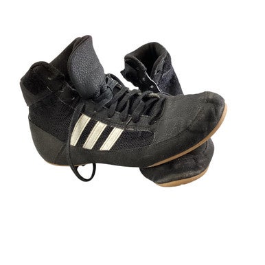 Used Adidas Wrestling Shoes Black Youth 06.0 11760-S000080697