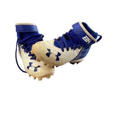 Used Under Armour BRYCE HARPER CLEATS BB/SB Cleats Royal Blue Youth 12.0 11760-S000080692