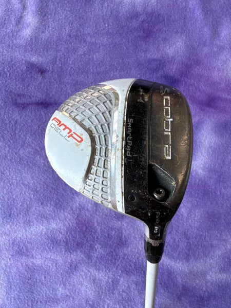 Men's Cobra AMP Cell Silver Fairway Wood Right Handed Regular Flex 3-4 Wood (Used)