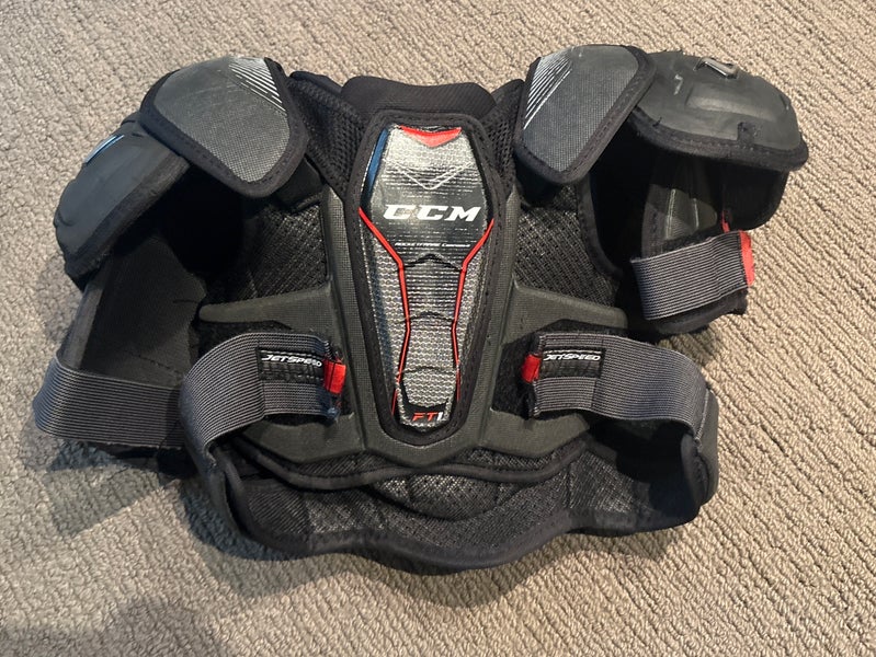 Large Junior CCM JetSpeed FT1 Shoulder Pads (Used)