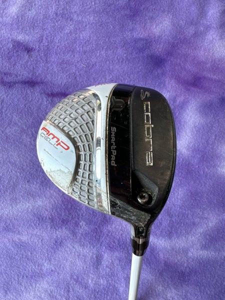 Men's Cobra AMP Cell Silver Fairway Wood Right Handed Regular Flex 5-7 Wood (Used)
