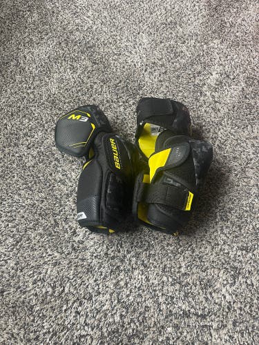 Intermediate Large Bauer Supreme M3 Elbow Pads (Used)