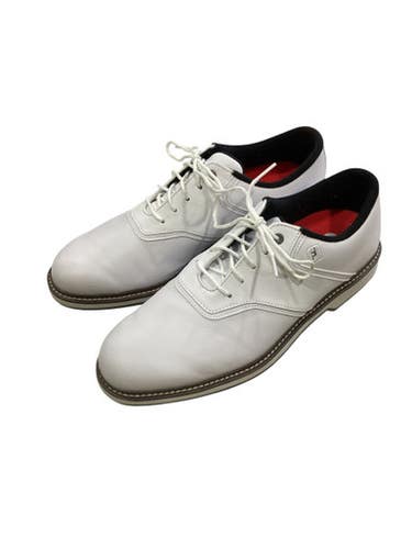 Used Foot Joy Mens Golf Shoes White Senior 8.5 11884-S000051173