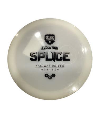 Used Discmania SPLICE Disc Golf Driver White 11884-S000051102