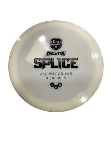 Used Discmania SPLICE Disc Golf Driver White 11884-S000051102