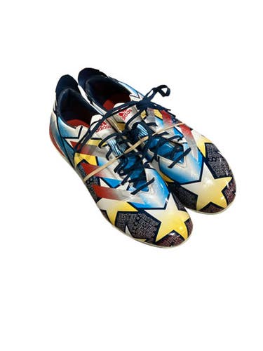 Used Adidas Soccer Cleats White/Royal/Red Senior 9 11884-S000051072
