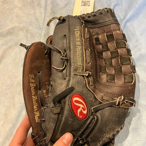 Brown Rawlings Player Preferred LH Outfield Softball Glove 12.5" (Used)