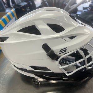 Used Cascade S JR Lacrosse Helmet White One Size 11497-S000151263
