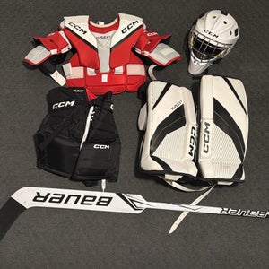 20" CCM Full Right Goalie Full Set (New)