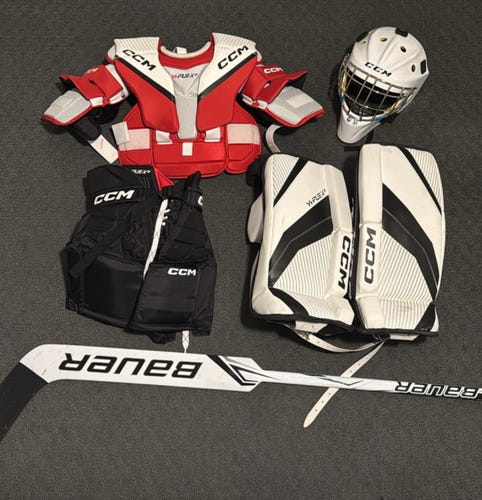 20" CCM Full Right Goalie Full Set (New)