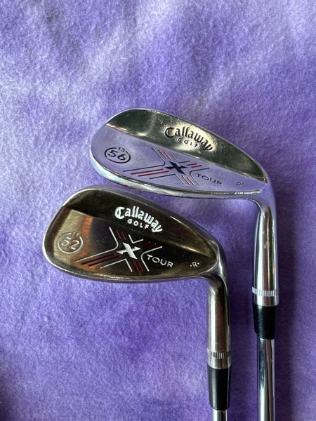 Callaway X Tour Wedge Right Handed Regular Flex 52/56 Set Degree Steel Shaft