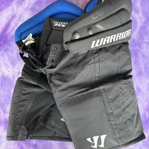 Black Junior Medium Warrior Covert QRE20 pro Hockey Pants (Used)