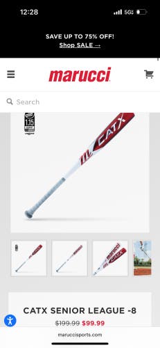 Marucci CAT X USA USSSA Certified Bat (-8) 24 oz 32" (Used)