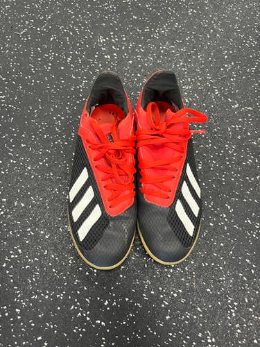 Used Adidas PREDATOR Soccer Cleats Cardinal And Black Junior 04 11849-S000030817