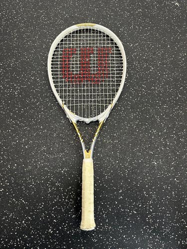 Used Wilson VENUS SERENA Adult Tennis Racquet White 3 3/8" 11849-S000030809