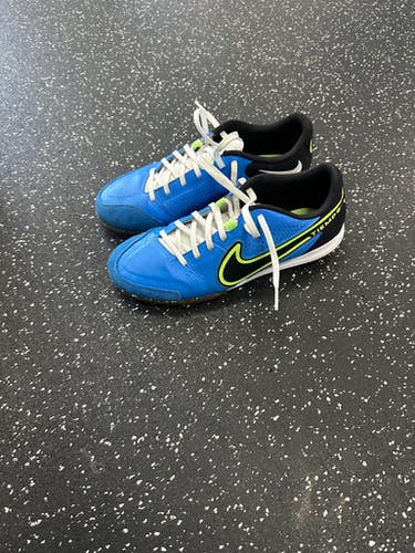 Used Nike TIEMPO Soccer Indoor Shoes Royal Blue Senior 8 11849-S000030804