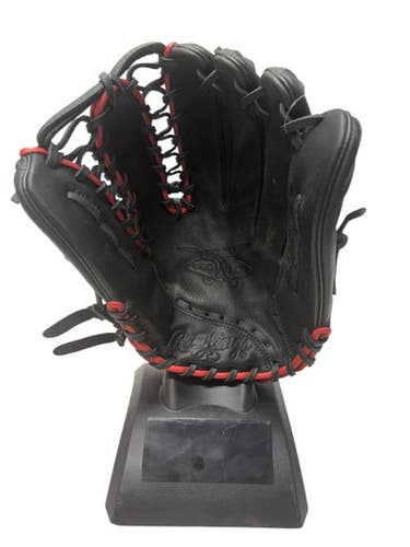 Used Rawlings SELECT PRO LITE RH Throw 12.25 Glove - Black And Red 11835-S000197619