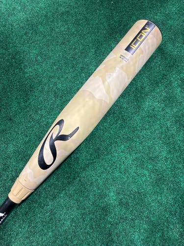 2025 Rawlings Icon Composite Bat USABat Certified (-10) Composite 20 oz 30" (Used)