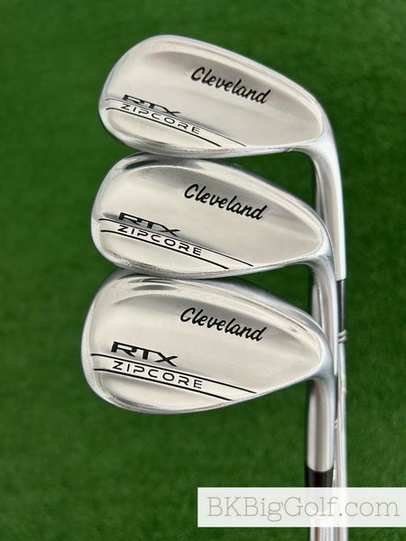 Cleveland RTX Zipcore Chrome 3 Wedge Set (50, 56, & 60 Degrees)
