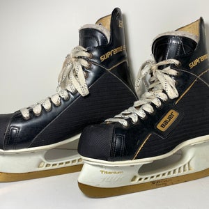 1990 Bauer Supreme Hockey Skates 9.5 (Used)