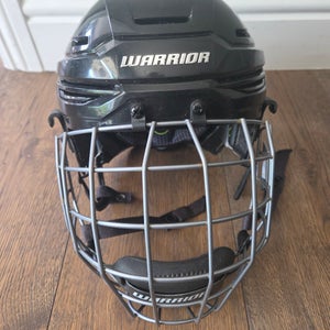 Small Warrior Alpha One Helmet with cage (Used)