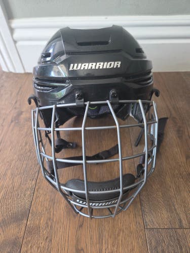 Small Warrior Alpha One Helmet with cage (Used)