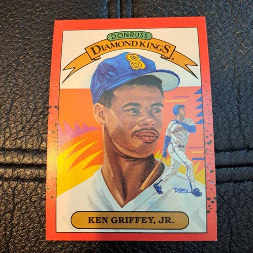 1990 Donruss Diamond Kings 4 Ken Griffey Jr