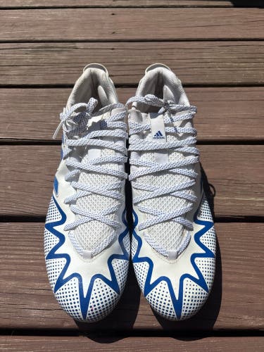 Adidas Freak 22 Mid Football Cleats, Size 13 White / Royal
