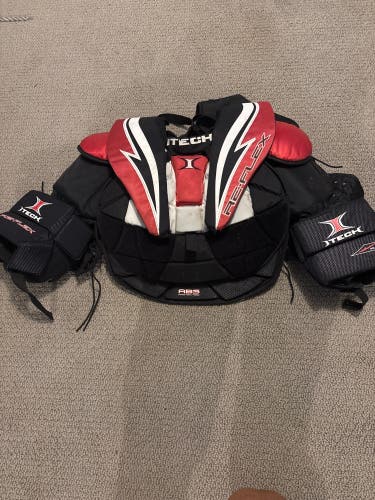 Medium Itech 4.8 Goalie Chest Protector Pro Stock (Used)
